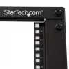StarTech.com Rack server open-frame mobile a 4 montanti 42U, rack di rete a 19 pollici a quattro montanti con ruote, rack mobile con profondità regolabile per apparecchiature informatiche/AV/dati/IT – ruote, piedini livellanti o montaggio a pavimento