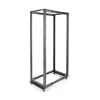 StarTech.com Rack server open-frame mobile a 4 montanti 42U, rack di rete a 19 pollici a quattro montanti con ruote, rack mobile con profondità regolabile per apparecchiature informatiche/AV/dati/IT – ruote, piedini livellanti o montaggio a pavimento
