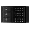 StarTech.com Backplane mobile trayless hot-swap in alluminio a 3 vani per SAS II/SATA III da 3,5 pollici – HDD 6 Gbps