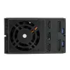 StarTech.com Backplane mobile trayless hot-swap in alluminio a 3 vani per SAS II/SATA III da 3,5 pollici – HDD 6 Gbps