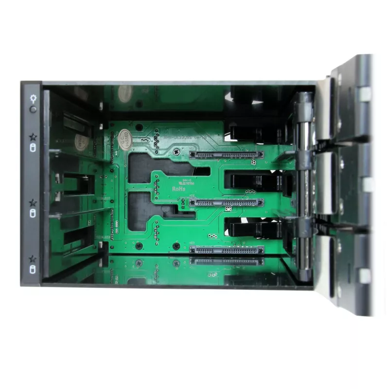 StarTech.com Backplane mobile trayless hot-swap in alluminio a 3 vani per SAS II/SATA III da 3,5 pollici – HDD 6 Gbps