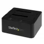 StarTech.com Docking station per disco fisso dual-bay USB 3.0 / eSATA a SATA, dock per disco fisso USB, docking station esterna per SSD/HDD SATA I/II/III da 2,5/3,5