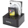 StarTech.com Docking station per disco fisso dual-bay USB 3.0 / eSATA a SATA, dock per disco fisso USB, docking station esterna per SSD/HDD SATA I/II/III da 2,5/3,5