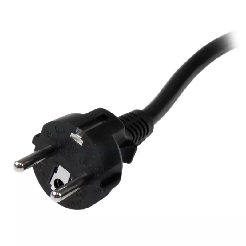 StarTech.com Cavo di alimentazione per computer da 2m (6ft), 16AWG, EU Schuko a C19, 16A 250V, cavo di rete AC sostitutivo nero, cavo di alimentazione per stampante, cavo di alimentazione per PC, cavo di alimentazione per monitor – certificato UL