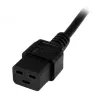 StarTech.com Cavo di alimentazione per computer da 2m (6ft), 16AWG, EU Schuko a C19, 16A 250V, cavo di rete AC sostitutivo nero, cavo di alimentazione per stampante, cavo di alimentazione per PC, cavo di alimentazione per monitor – certificato UL