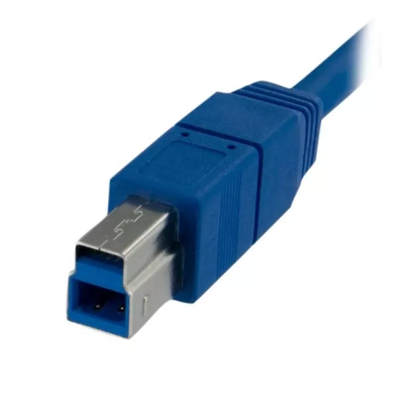 StarTech.com Cavo SuperSpeed USB 3.0 A a B da 1m - M/M, 1 m, USB A, USB B, USB 3.2 Gen 1 (3.1 Gen 1), maschio/maschio, blu
