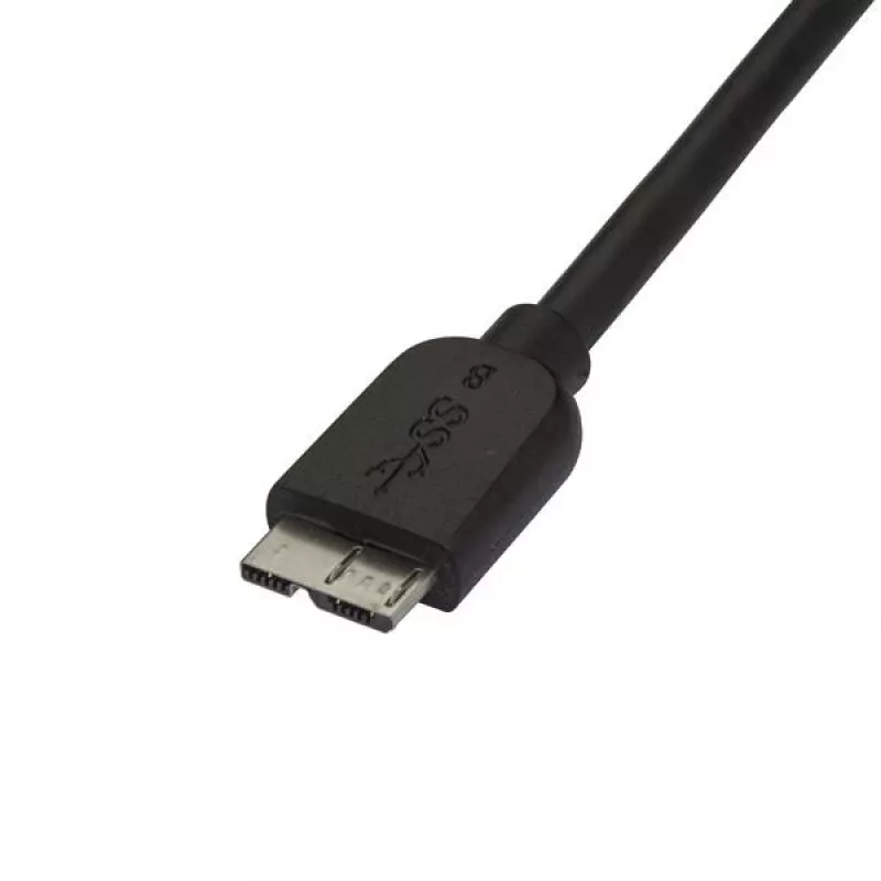 StarTech.com Cavo Micro USB 3.0 sottile – M/M – 0,5 m (20 pollici), 0,5 m, USB A, Micro-USB B, USB 3.2 Gen 1 (3.1 Gen 1), connettore maschio/connettore maschio, nero