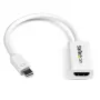 StarTech.com Adattatore Mini DisplayPort a HDMI - Convertitore video attivo mDP a HDMI - 4K 30Hz - Mini DP o Thunderbolt 1/2 Mac/PC a monitor/TV/display HDMI - Dongle adattatore mDP 1.2 a HDMI - Bianco