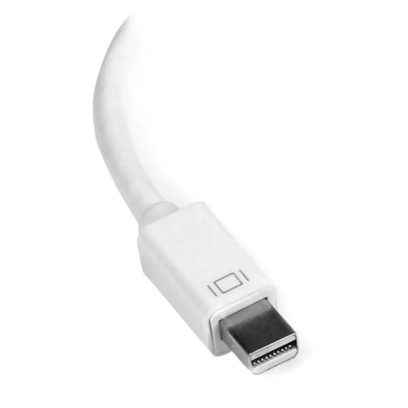 StarTech.com Adattatore Mini DisplayPort a HDMI - Convertitore video attivo mDP a HDMI - 4K 30Hz - Mini DP o Thunderbolt 1/2 Mac/PC a monitor/TV/display HDMI - Dongle adattatore mDP 1.2 a HDMI - Bianco