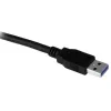 StarTech.com Cavo di estensione SuperSpeed USB 3.0 nero per desktop da 5 ft - A ad A M/F