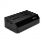 StarTech.com Docking station per disco fisso USB 3.0 SATA a 4 vani, dock per disco fisso USB, docking station esterna per SSD/HDD SATA III da 2,5/3,5 pollici, vano disco hot-swap, caricamento dall'alto