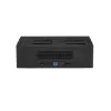 StarTech.com Docking station per disco fisso USB 3.0 SATA a 4 vani, dock per disco fisso USB, docking station esterna per SSD/HDD SATA III da 2,5/3,5 pollici, vano disco hot-swap, caricamento dall'alto