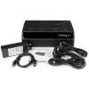 StarTech.com Docking station per disco fisso USB 3.0 SATA a 4 vani, dock per disco fisso USB, docking station esterna per SSD/HDD SATA III da 2,5/3,5 pollici, vano disco hot-swap, caricamento dall'alto