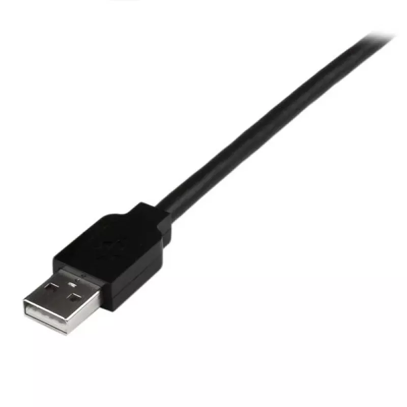 StarTech.com Cavo USB 2.0 attivo da 15 m con hub a 4 porte, USB 2.0, 480 Mbit/s, nero, 15 m, 110 – 240 V, 5 V