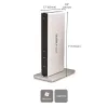 StarTech.com Docking station USB 3.0 dual-monitor con DVI e supporto verticale