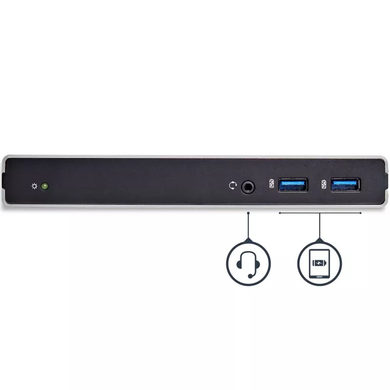 StarTech.com Docking station USB 3.0 dual-monitor con DVI e supporto verticale