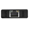 StarTech.com Hub USB 3.0 portatile a 3 porte con Gigabit Ethernet - Alluminio con cavo integrato~Hub USB 3.0 portatile a 3 porte con Gigabit Ethernet - 5 Gbit/s - Alluminio con cavo integrato