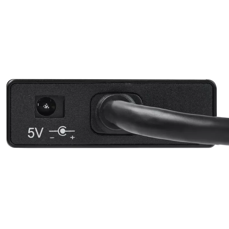 StarTech.com Hub USB 3.0 portatile a 3 porte con Gigabit Ethernet - Alluminio con cavo integrato~Hub USB 3.0 portatile a 3 porte con Gigabit Ethernet - 5 Gbit/s - Alluminio con cavo integrato