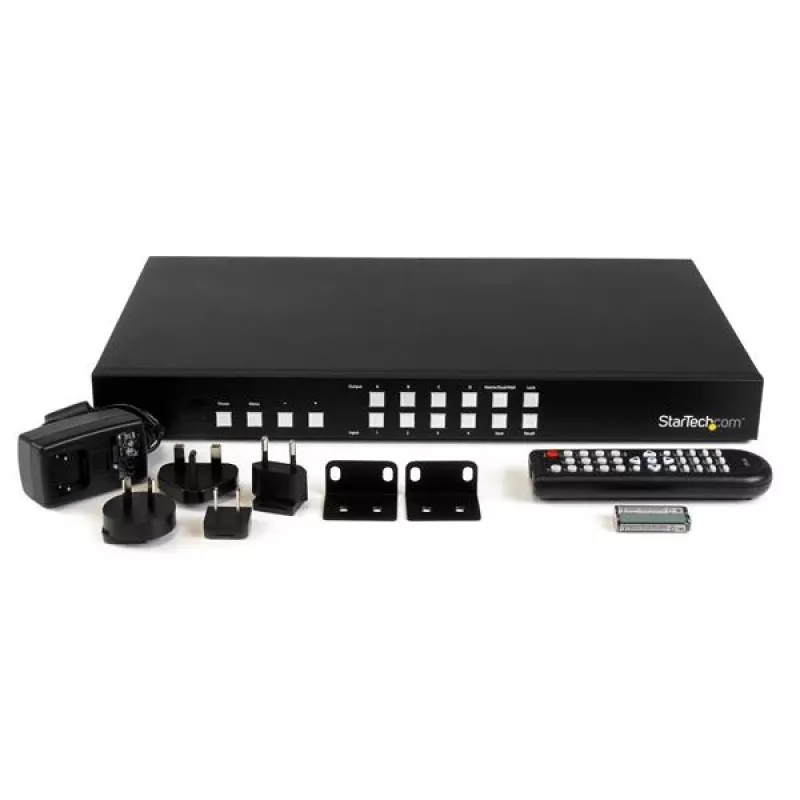 StarTech.com Switch matrice HDMI 4x4 con multiviewer picture-in-picture o videowall