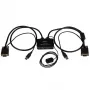 StarTech.com Switch KVM a cavo USB VGA a 2 porte – alimentato via USB con commutatore remoto