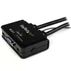 StarTech.com Switch KVM a cavo USB VGA a 2 porte – alimentato via USB con commutatore remoto