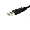 StarTech.com Cavo USB panel mount A ad A da 2 ft - F/M, 0.6 m, USB A, USB A, USB 2.0, maschio/femmina, nero