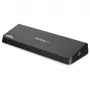 StarTech.com Docking station USB 3.0 dual-monitor con HDMI e DisplayPort 4K – USB 3.0 a 4x USB-A, Ethernet, HDMI e DP – Docking station universale per laptop USB Type-A per Mac e Windows