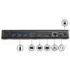 StarTech.com Docking station USB 3.0 dual-monitor con HDMI e DisplayPort 4K – USB 3.0 a 4x USB-A, Ethernet, HDMI e DP – Docking station universale per laptop USB Type-A per Mac e Windows