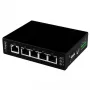 StarTech.com Switch Ethernet Gigabit industriale unmanaged a 5 porte – guida DIN / montaggio a parete