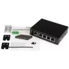StarTech.com Switch Ethernet Gigabit industriale unmanaged a 5 porte – guida DIN / montaggio a parete