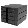 StarTech.com Backplane mobile trayless hot-swap in alluminio a 4 vani per SAS II/SATA III da 3,5