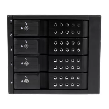 StarTech.com Backplane mobile trayless hot-swap in alluminio a 4 vani per SAS II/SATA III da 3,5