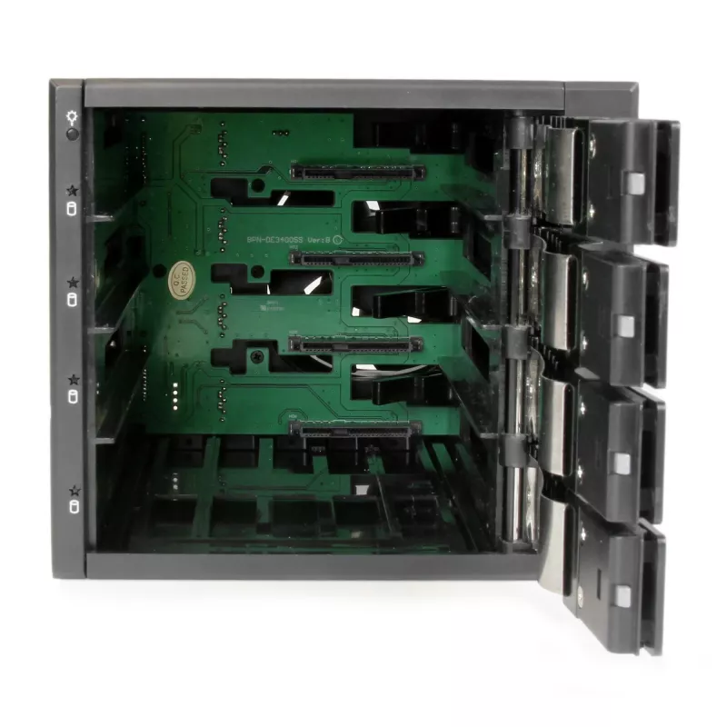 StarTech.com Backplane mobile trayless hot-swap in alluminio a 4 vani per SAS II/SATA III da 3,5