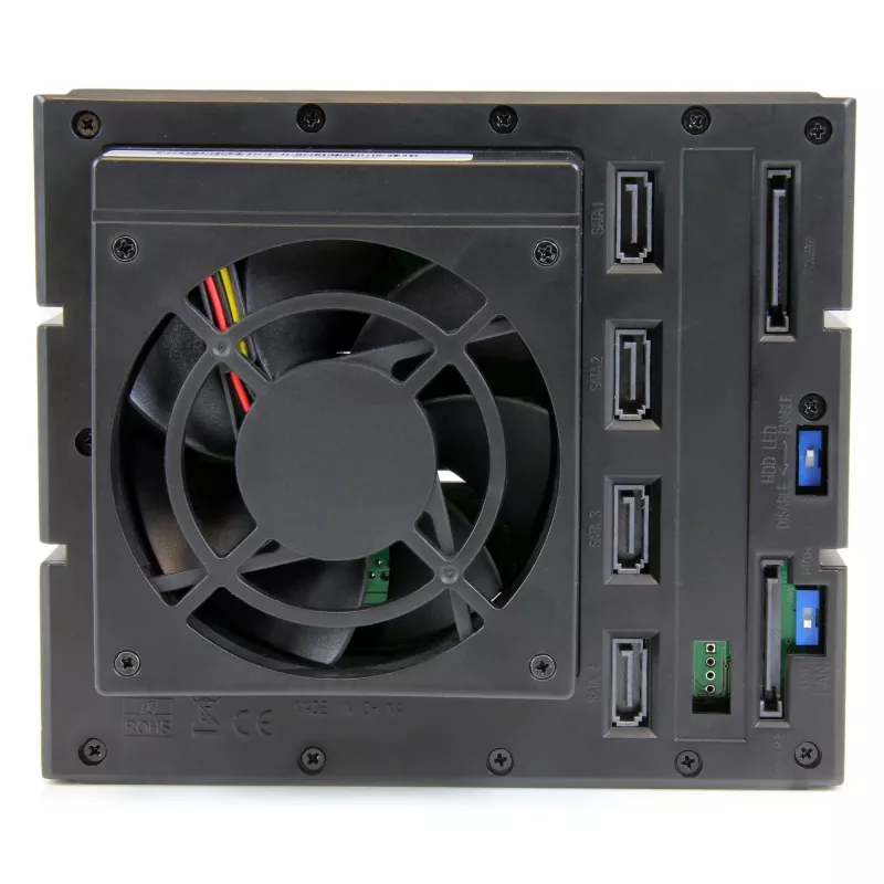 StarTech.com Backplane mobile trayless hot-swap in alluminio a 4 vani per SAS II/SATA III da 3,5