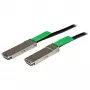 StarTech.com Cavo QSFP+ Direct-Attach Twinax conforme MSA – 2 m (6,6 ft)~Compatibile MSA Uncoded 2m 40G QSFP+ a QSFP+ Direct Attach Breakout Cavo Twinax – 40 GbE QSFP+ DAC in rame 40 Gbps modulo ricetrasmettitore passivo a basso consumo DAC