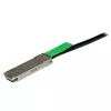 StarTech.com Cavo QSFP+ Direct-Attach Twinax conforme MSA – 2 m (6,6 ft)~Compatibile MSA Uncoded 2m 40G QSFP+ a QSFP+ Direct Attach Breakout Cavo Twinax – 40 GbE QSFP+ DAC in rame 40 Gbps modulo ricetrasmettitore passivo a basso consumo DAC