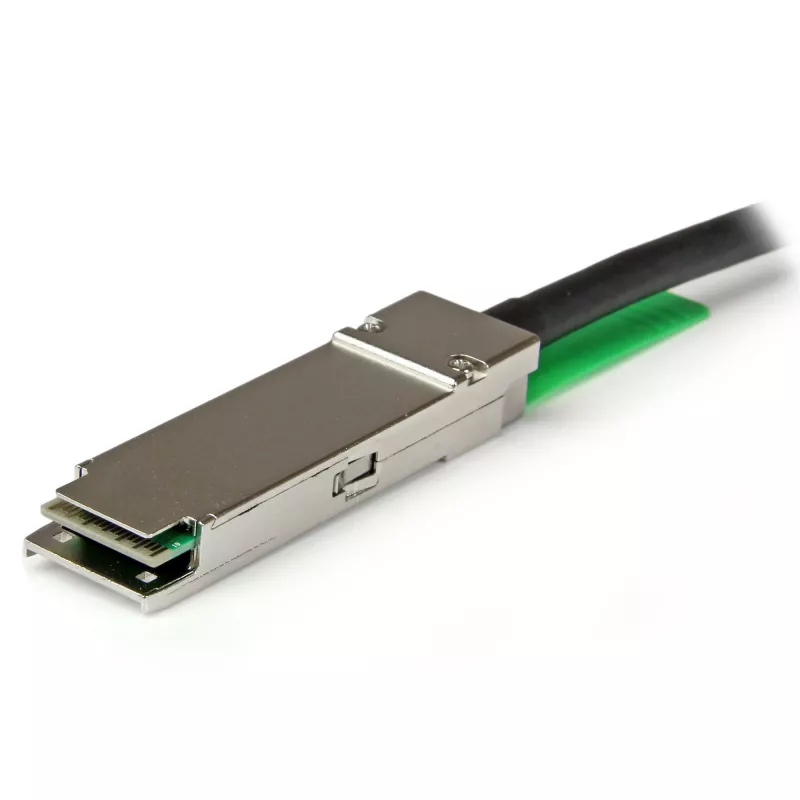 StarTech.com Cavo QSFP+ Direct-Attach Twinax conforme MSA – 2 m (6,6 ft)~Compatibile MSA Uncoded 2m 40G QSFP+ a QSFP+ Direct Attach Breakout Cavo Twinax – 40 GbE QSFP+ DAC in rame 40 Gbps modulo ricetrasmettitore passivo a basso consumo DAC