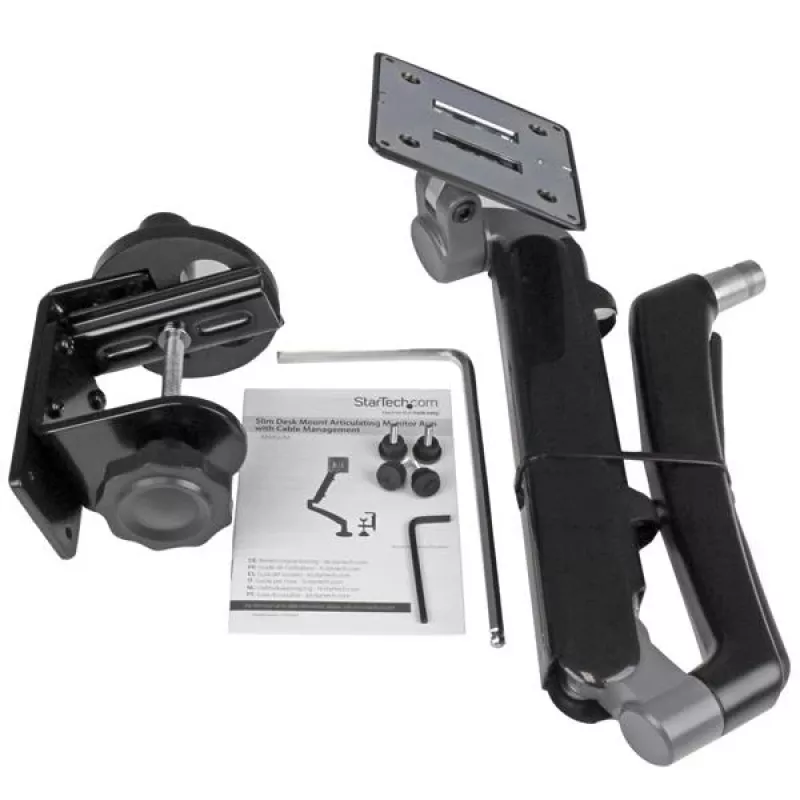 StarTech.com Braccio da tavolo per monitor singolo – braccio articolato completamente mobile – acciaio