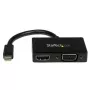 StarTech.com Adattatore A/V da viaggio: convertitore 2-in-1 Mini DisplayPort a HDMI o VGA