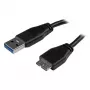 StarTech.com Cavo Micro USB 3.0 sottile - M/M - 3m (10ft), 3 m, USB A, Micro-USB B, USB 3.2 Gen 1 (3.1 Gen 1), connettore maschio/connettore maschio, nero