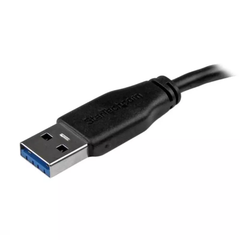 StarTech.com Cavo Micro USB 3.0 sottile - M/M - 3m (10ft), 3 m, USB A, Micro-USB B, USB 3.2 Gen 1 (3.1 Gen 1), connettore maschio/connettore maschio, nero
