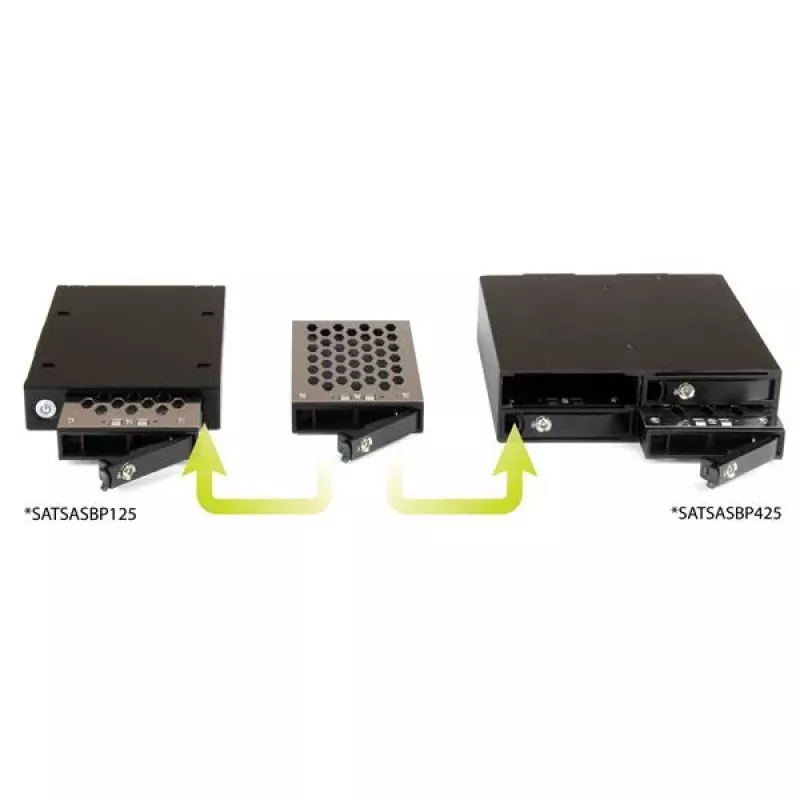 StarTech.com backplane per vano hot-swap a 4 bay per unità SATA/SAS da 2,5