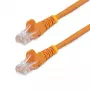 StarTech.com cavo patch Cat5e con connettori RJ45 senza protezione linguetta – 3 m, arancione