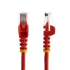StarTech.com cavo patch Cat5e con connettori RJ45 senza protezione linguetta – 1 m, rosso