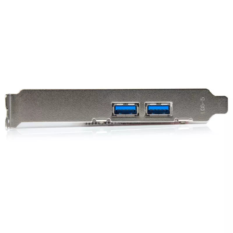 StarTech.com scheda PCI Express USB 3.0 a 4 porte – 2 esterne e 2 interne – alimentazione SATA – supporto UASP – 2 header interni (IDC) stile motherboard