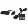 StarTech.com adattatore A/V da viaggio: DisplayPort a HDMI o VGA 2 in 1
