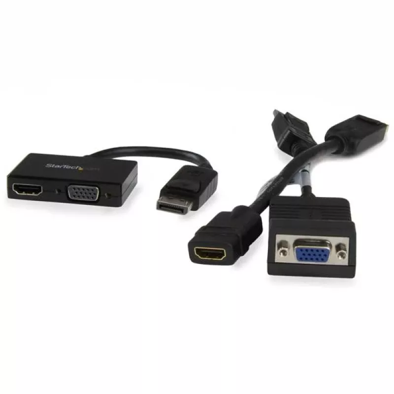 StarTech.com adattatore A/V da viaggio: DisplayPort a HDMI o VGA 2 in 1