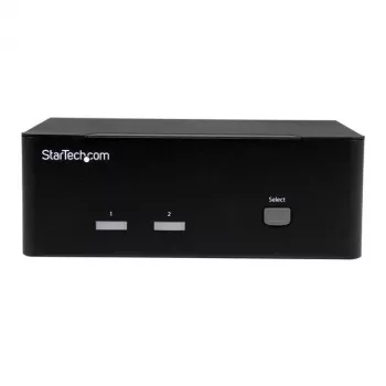 StarTech.com switch KVM a 2 porte con doppio VGA – USB 2.0, 1920 x 1200 pixel, Full HD, 18 W, nero