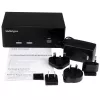 StarTech.com switch KVM a 2 porte con doppio VGA – USB 2.0, 1920 x 1200 pixel, Full HD, 18 W, nero