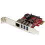 StarTech.com scheda PCI Express USB 3.0 a 3 porte + Gigabit Ethernet
